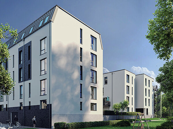 Gro&szlig;z&uuml;gig wohnen mit Balkon un...
