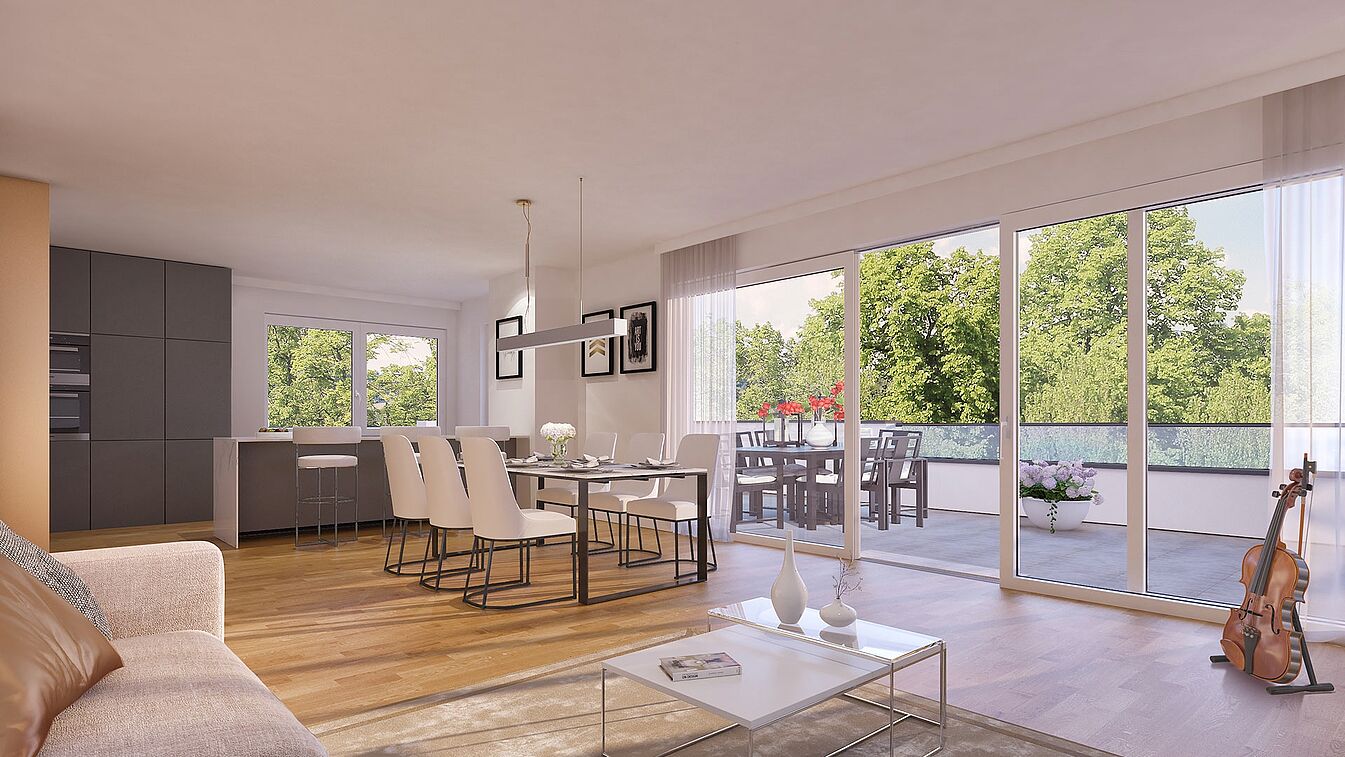 Repr&auml;sentative Penthouse-Maisonette