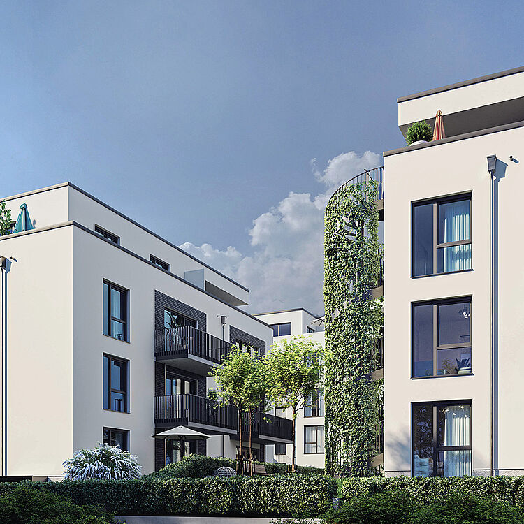 Durchdachte 2 Zimmer mit Terrasse und Gartenzugang