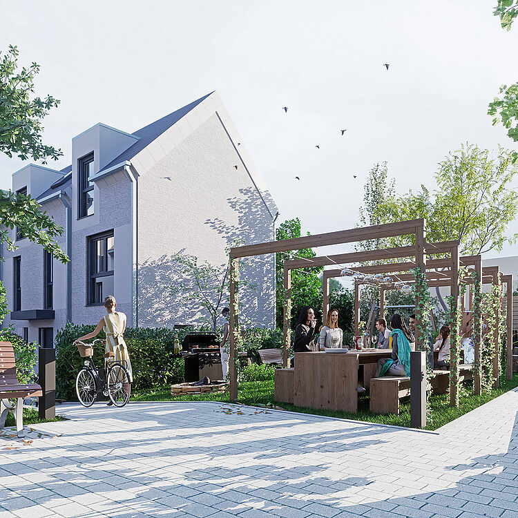 Townhouse mit Garten und Terrasse