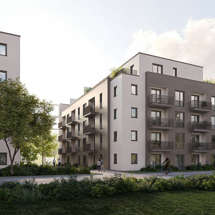 Barrierefreie 2 Zimmer mit Terrasse und Garten, QNG-zertifiziert