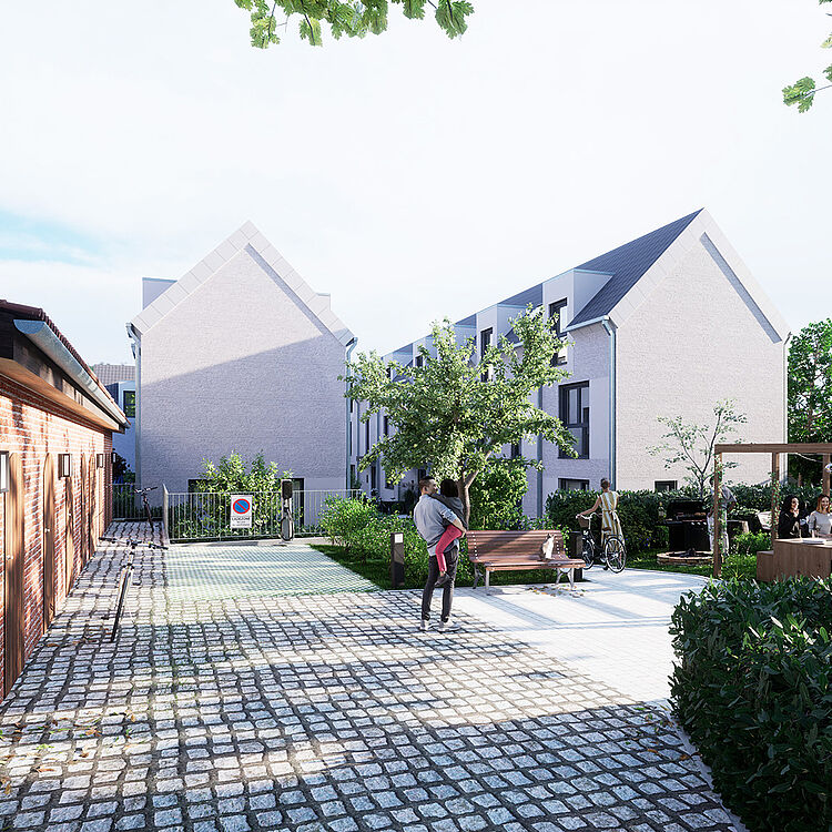 Townhouse mit Gartenterrasse